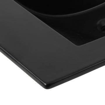 Ancillary 3-Hole 20 in. W x 18.25 in. D Classic Contemporary Rectangular Ceramic Single Sink Basin Vanity Top